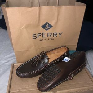**SOLD** Sperry Maine Driver Gold Cup Shoes 10.5